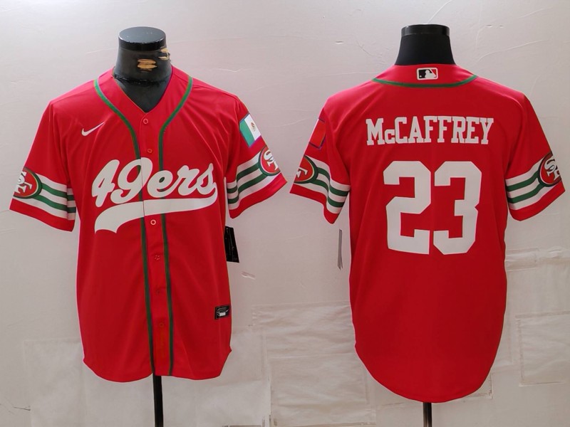 Men's San Francisco 49ers Christian McCaffrey #23 Scarlet Jersey